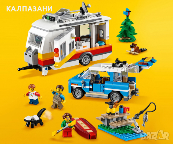 LEGO® Creator 31108 - Семейна ваканция с каравана, снимка 8 - Конструктори - 36205656