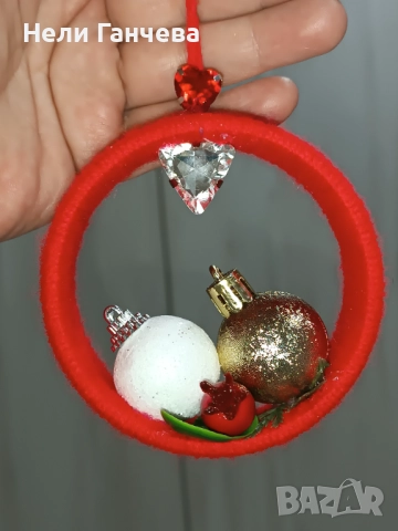 Ръчно изработена коледна декорация, снимка 13 - Други - 52829806