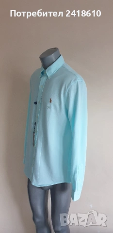 POLO Ralph Lauren Knit Oxford Pique Cotton Mens Size M  НОВО !ОРИГИНАЛ! Мъжка Риза!, снимка 4 - Ризи - 53444689