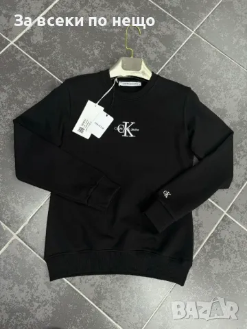 Дамска черна блуза с дълъг ръкав Calvin Klein Код A255