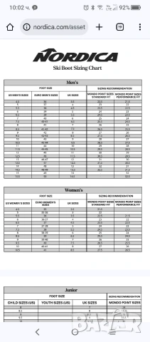 Ски обувки Nordica, 42.5-43 номер, снимка 10 - Зимни спортове - 53061366