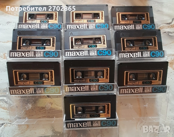 Аудио касети , MAXELL UD XLII  / Златни / - 90 мин. - хром, снимка 5 - Аудио касети - 52537025