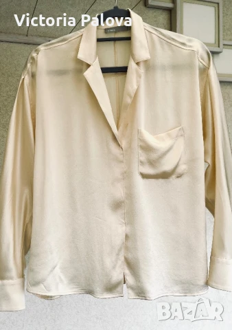 LUXURY копринена блуза/риза VINCE., снимка 9 - Ризи - 51424339