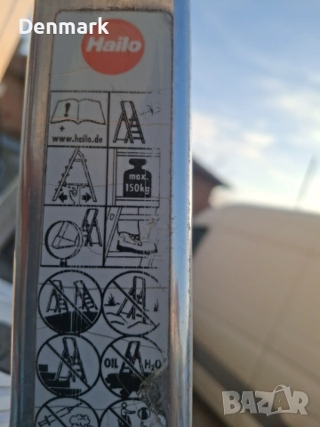 Алуминиева стълба Hailo, снимка 5 - Други инструменти - 53772791