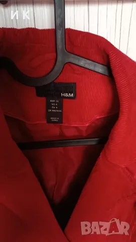 Червено сако, снимка 2 - Сака - 49592471