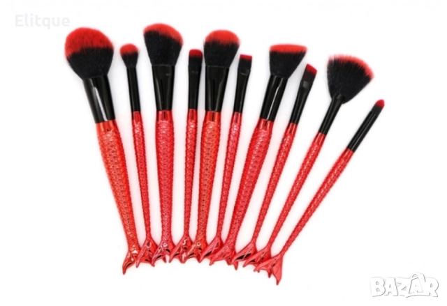 Десет чудесни четки за грим с дръжка тип русалка в два варианта HZS62, снимка 2 - Други - 52820417