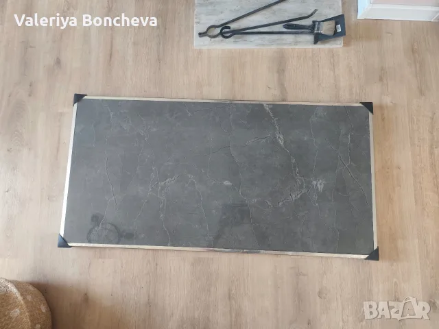 Подложка за печка с плочка гранитогрес 120см