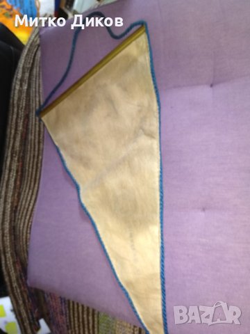 Динамо Киев винтидж флагче Олег Блохин 1986г -подпис 37х22см, снимка 7 - Футбол - 41497984