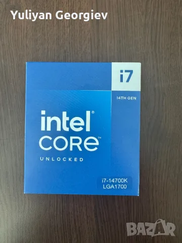 Intel i7-14700K ЧИСТО НОВ