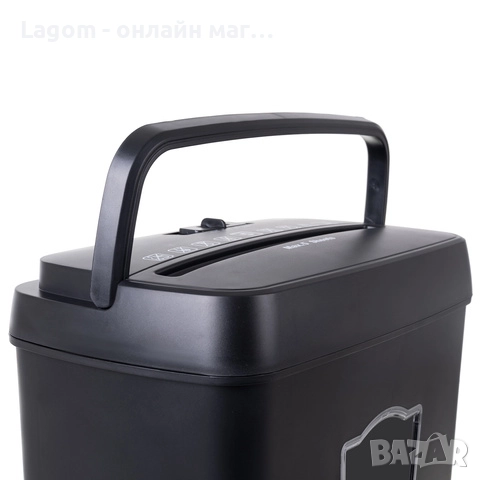 Автоматичен шредер за документи IZOXIS 25663, Унищожител на документи с кош 12,5л, снимка 6 - Друго - 52562645