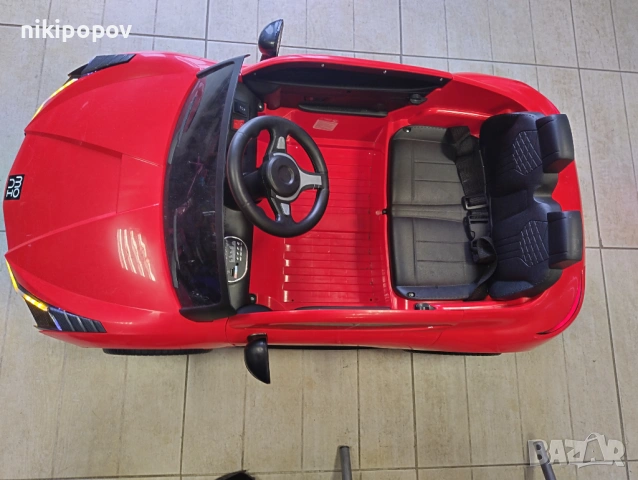 PORSCH Акумулаторна кола DAKOTA червена, снимка 8 - Коли, камиони, мотори, писти - 53849177