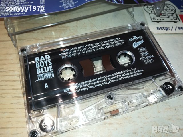 Bad Boys Blue ‎– Continued лицензна касета-ORIGINAL TAPE 0702241133	, снимка 11 - Аудио касети - 44175722