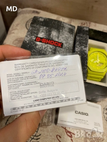 Casio G-Shock GA-2100 Оригинален часовник, снимка 2 - Мъжки - 53502439