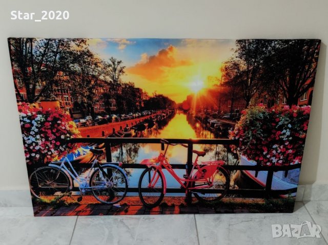 Светеща картина с Led осветление - Амстердам