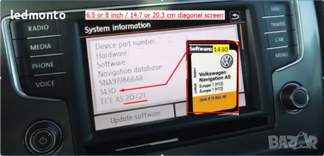 СД карта 2023 MIB2 Фолксваген навигация VW Golf 7, Jetta, Touran,Passat,Tiguan SD card map update, снимка 6 - Части - 39271556