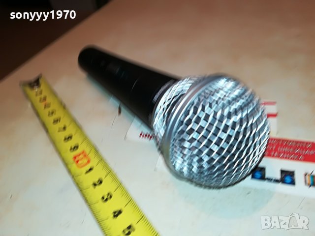 shure sm58 микрофон с бутон 2912221633, снимка 7 - Микрофони - 39137256