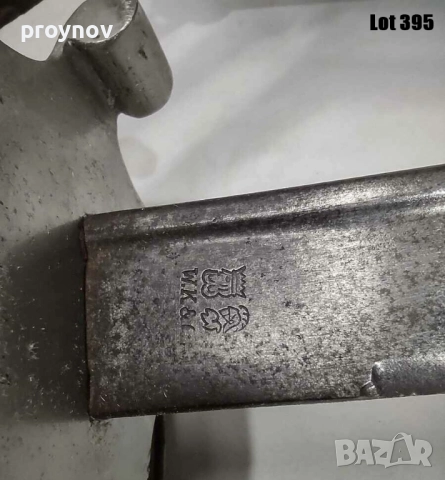 Кавалерийска сабя модел 1852 г. Маркирана „W.K&C.“, снимка 4 - Антикварни и старинни предмети - 52068773