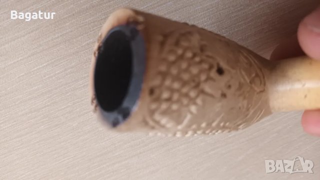 Лула винтидж, морска пяна,резба,стара, снимка 3 - Антикварни и старинни предмети - 49177041