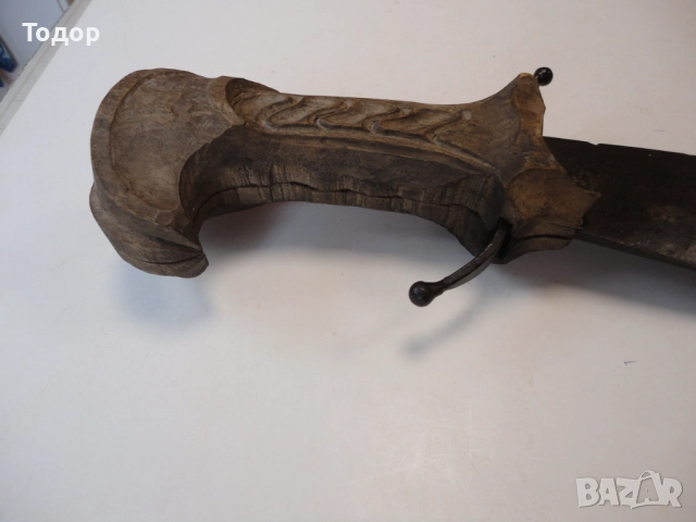 Брутален ятаган меч сабя , снимка 5 - Антикварни и старинни предмети - 52826228