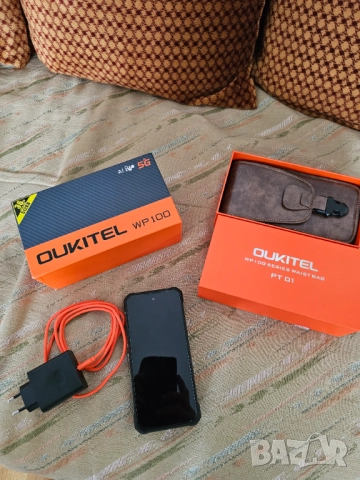 Единственият смартфон Oukitel WP100 Titan 5G  с огромна батерия 33000mAh  - за да сте винаги готов и, снимка 2 - Други - 52810697
