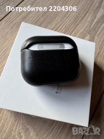 Airpods 3rd Gen + Nomad Black Leather Case, снимка 2 - Безжични слушалки - 48334860