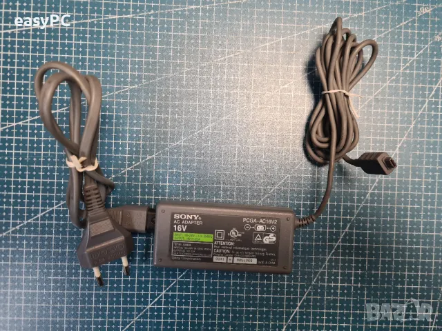 Оригинален захранващ адаптер SONY VAIO PCGA-AC16V2 16V 2.5A, снимка 2 - Лаптоп аксесоари - 48942036