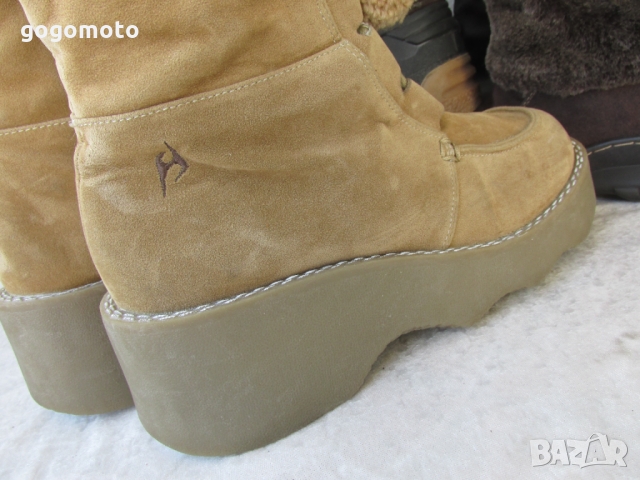 топли пухкави дамски ботуши HIS®, боти, апрески, N- 37 - 38, снимка 16 - Дамски ботуши - 36091404