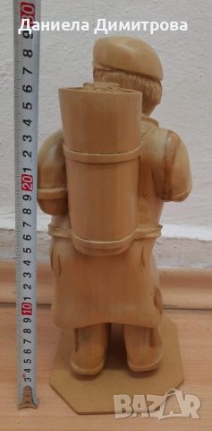 Дървена фигура, снимка 3 - Статуетки - 39400157