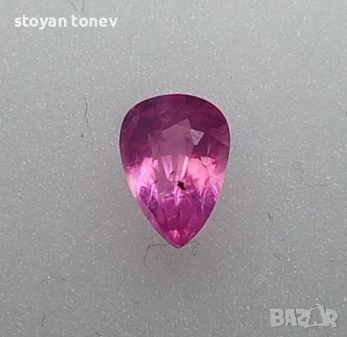 Ултра рядък Махеинге шпипел в неоново розово 0.52кт.! Нов!, снимка 2 - Други - 50496830