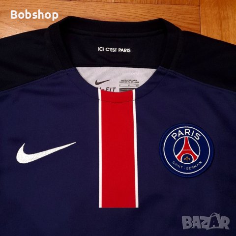 RARE PSG - Paris Saint Germain - 2015/2016 - Sponsorless Home Shirt Nike , снимка 2 - Футбол - 41706852