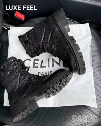 Дамски Боти - лого 3D Бродерия ⚜️ Celine , снимка 2 - Дамски боти - 52982955