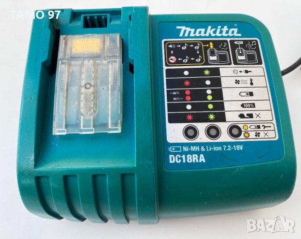 MAKiTA DC18RA - Импулсно зарядно 7.2-18V 9.0Ah, снимка 2 - Други инструменти - 41353430
