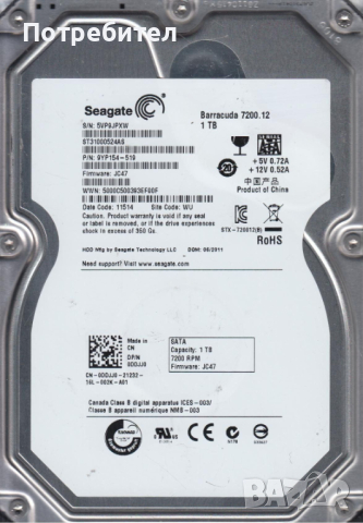 Дискове 500 GB / 500 ГБ  15 лв, снимка 6 - Твърди дискове - 44637736