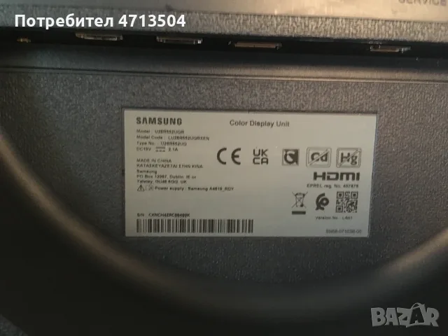 Samsung 28 U28552UQR, снимка 3 - Монитори - 55817204