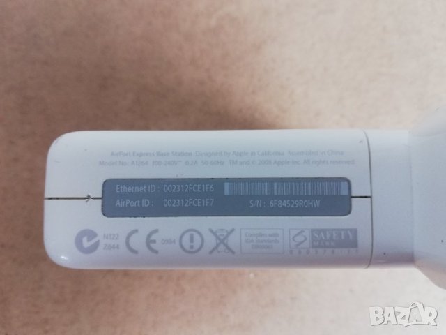 Apple Airport express A1264 рутер, снимка 6 - Рутери - 41426992