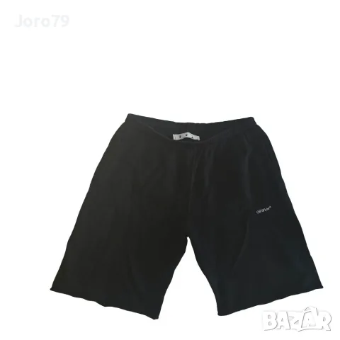 Off White Cotton Jogger Shorts Мъжки Къси Панталони Шорти Спорт Раз.XXL,38