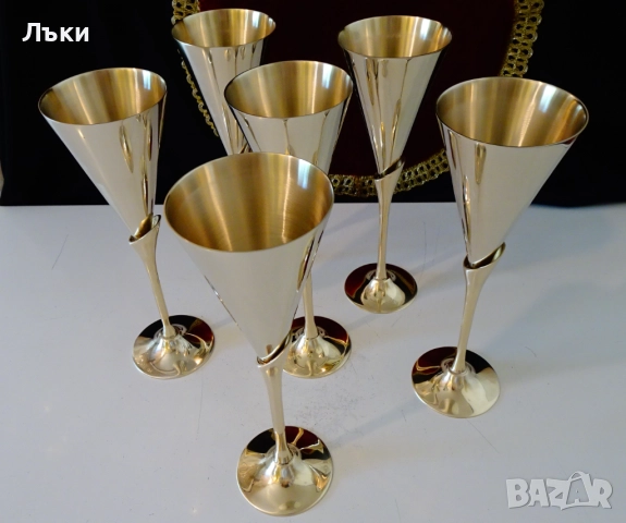 Бронзов бокал за вино,чаша за вино 23 см.,200 мл. , снимка 6 - Антикварни и старинни предмети - 51596160