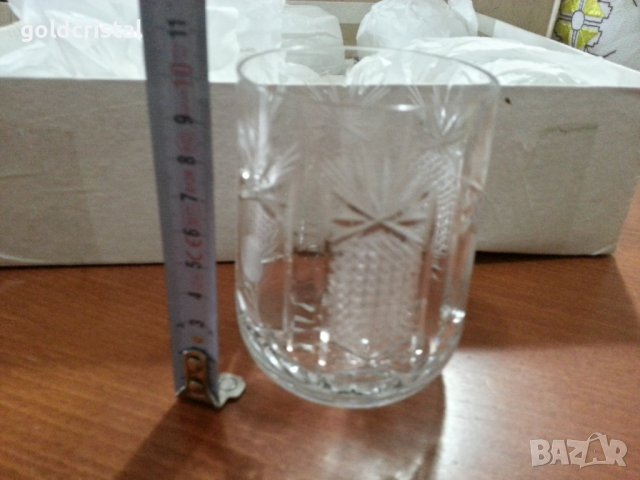  кристални чаши , снимка 11 - Антикварни и старинни предмети - 26819794