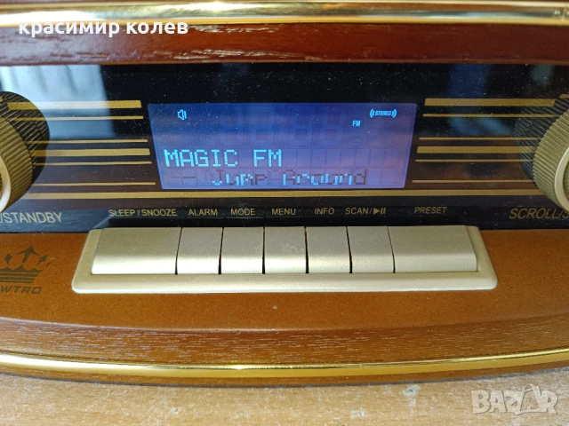 реплика на старо радио/Bluetooth/, снимка 3 - Радиокасетофони, транзистори - 50485750