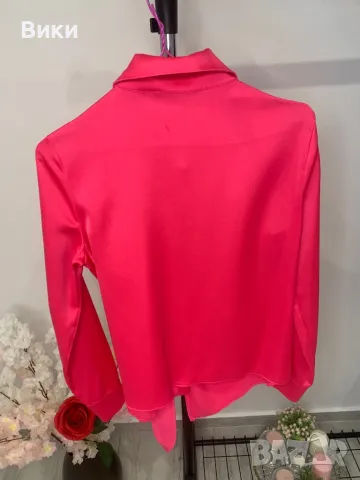 Сатенена риза в размер S, снимка 7 - Ризи - 49600596