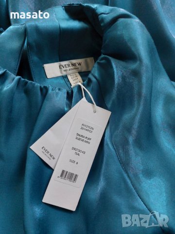 ever new - сивя лъскава рокля, снимка 4 - Рокли - 41670862