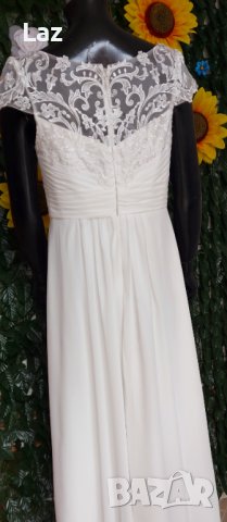 сватбена булчинска рокля за подписване или кръщене, снимка 4 - Рокли - 39840866