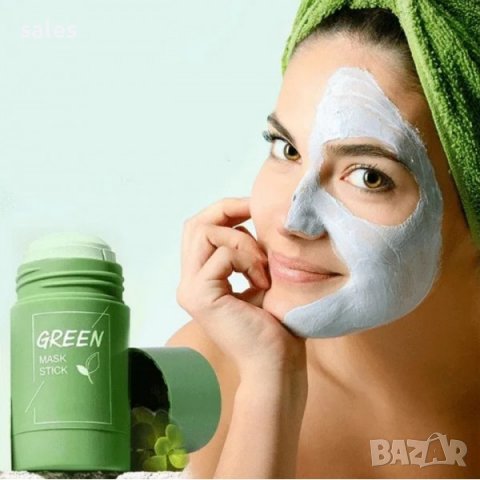 Почистваща стик маска за лице с органична глина и зелен чай, снимка 1 - Козметика за лице - 39863837