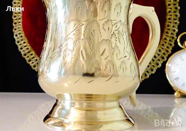 Бронзова чаша,халба Британска Индия,маркирана. , снимка 10 - Антикварни и старинни предмети - 41693297