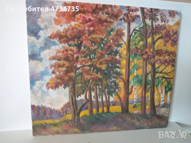 Картина , масло върху фазер 