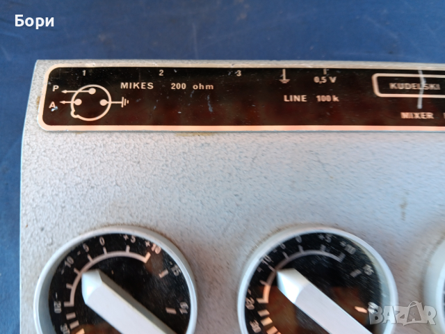 NAGRA - BM II  Mixer 1960г  Switzerland, снимка 5 - Слушалки и портативни колонки - 44926921