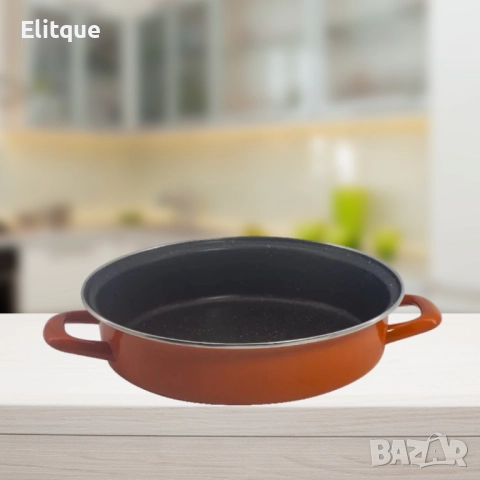 Тава Rosberg, различни размери, оранжева/въгл.стомана с незалеп.покр., снимка 2 - Съдове за готвене - 52786808