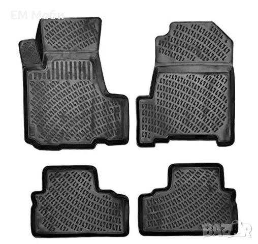 Гумени Стелки Rizline 3D тип Легени К-кт 4 части за Honda CR-V I II III IV V , снимка 2 - Аксесоари и консумативи - 47964587