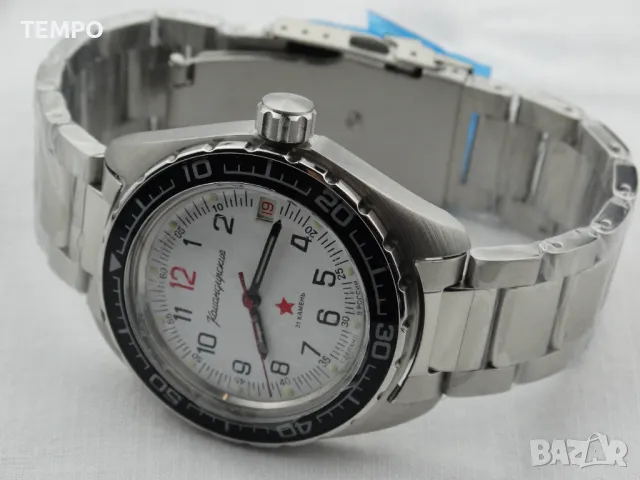 ВОСТОК КОМАНДИРСКИЕ АВТОМАТИЧЕН  ref: 020712, снимка 2 - Мъжки - 41598905