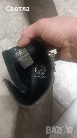 Зелени боти 40 номер, снимка 3 - Дамски боти - 52874899